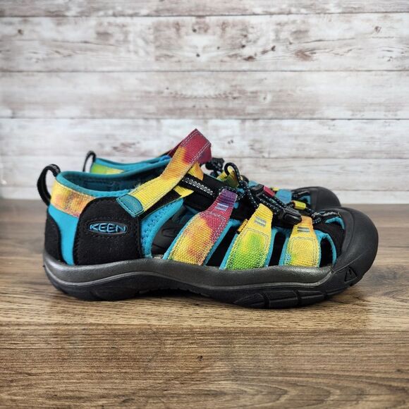 KEEN Kids Newport H2 Closed Toe Water Sandal Rainbow Tie dye size 5y - Picture 1 of 8